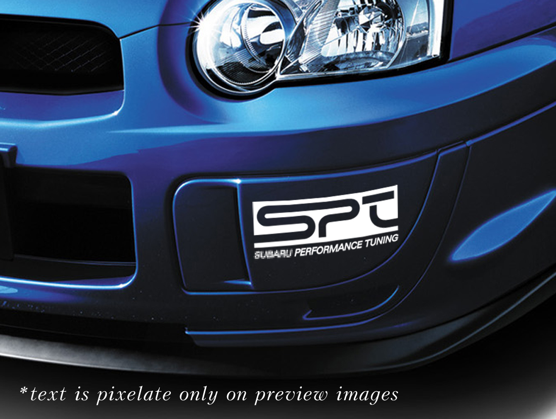 2x SPT Subaru Performance Tuning Motorsports Racing Vinyl Aufkleber passend für Impreza BRZ WRX Legacy