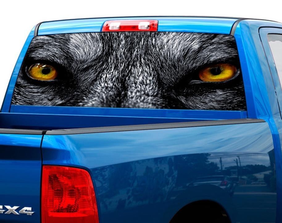 Wolf-Eyes-Wolfs-Rear-Window-Graphic-Decal-Sticker-Truck-SUV- SUV-