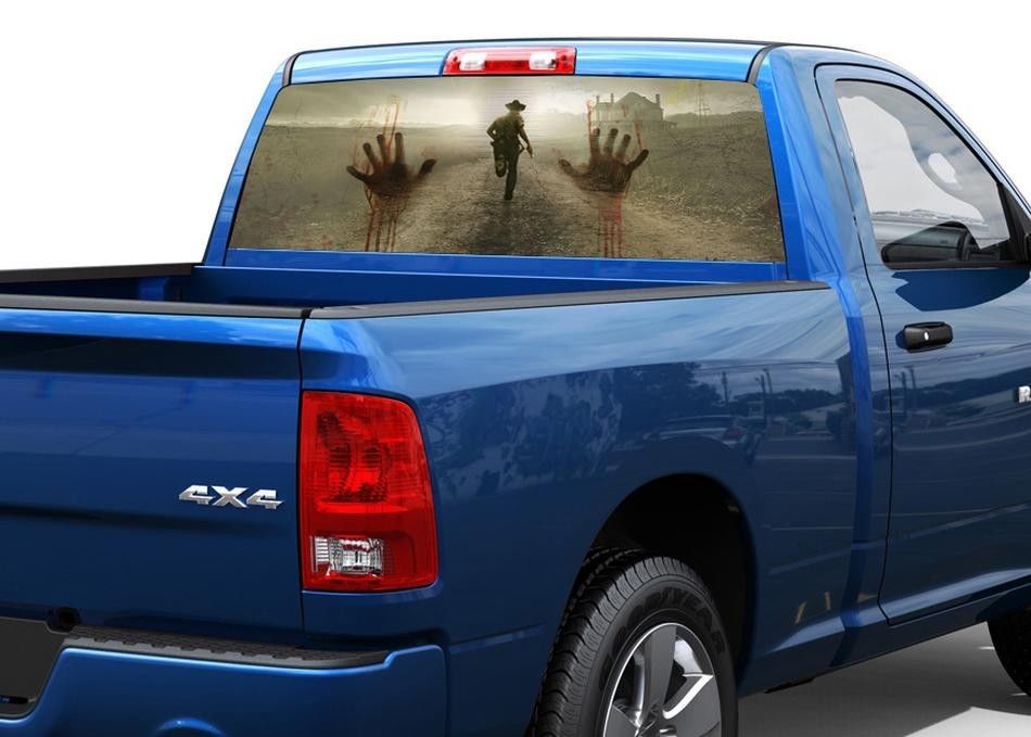 Zombiehände Horror Heckscheibenaufkleber Pickup Truck SUV Car 12