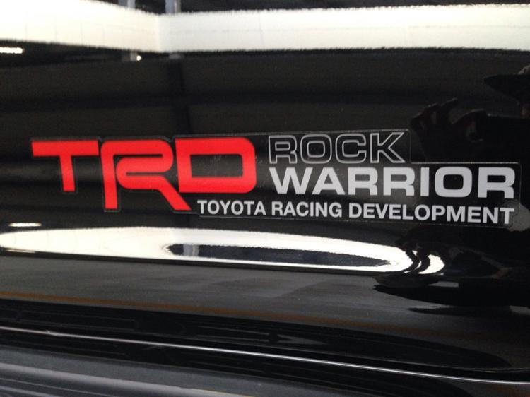 Paar TRD Rock Warrior TOYOTA Racing Entwicklungsseiten-Vinyl-Aufkleber