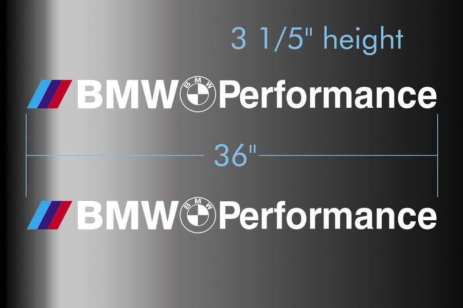 BMW Performance Logo Vinyl Aufkleber Aufkleber für M3 M5 M6 e36 passend für alle Modelle