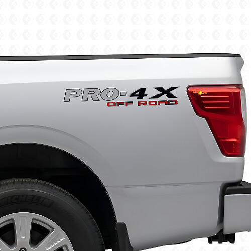 PRO-4X Offroad Seiten Vinylaufkleber Satz für Nissan Titan