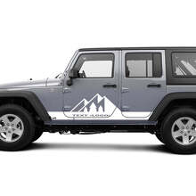 Individuelle Bergseiten-Vinylaufkleber für Jeep Wrangler_2