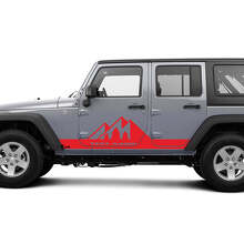 Individuelle Bergseiten-Vinylaufkleber für Jeep Wrangler_3