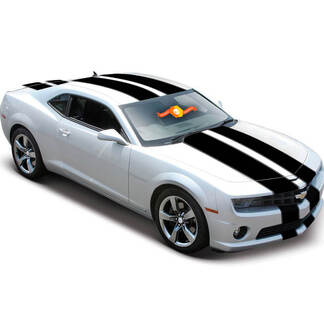 2010–2020 Chevy Camaro Tapered Double Rally Racing Stripes Aufkleber 2012 2011 SS V6 1
