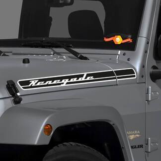 2-Jeep Wrangler Renegade CJ TJ YJ JK XJ Vinyl-Aufkleber