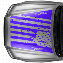 TRD Stil USA Flagge Motorhauben-Vinylaufkleber für Toyota Tacoma 2016-21_2