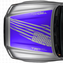 TRD Stil Used-Look USA Flagge Motorhauben-Aufkleber für Toyota Tacoma 2016-21_2