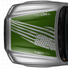 TRD Stil Used-Look USA Flagge Motorhauben-Aufkleber für Toyota Tacoma 2016-21_3