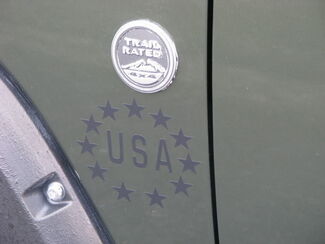 2 Jeep USA Stars Army Logo CJ TJ YJ JK XJ Vinyl Aufkleber