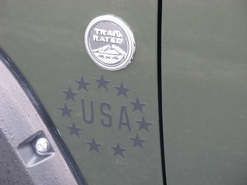 USA Sterne Army Logo Vinyl-Aufkleber für Jeep