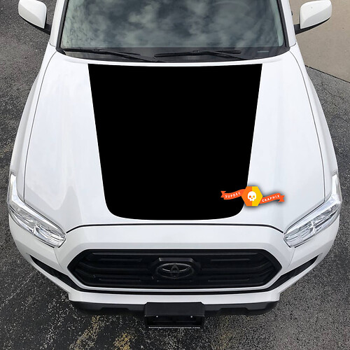 Blackout-Motorhauben-Vinylaufkleber für Toyota Tacoma 2016-2020
