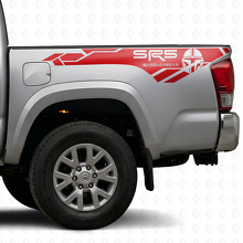 SR5 Mandalorian Stil Heckseiten Vinylaufkleber für Toyota Tacoma_5