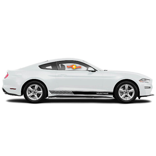 Racing Style Seitenstreifen Vinyl-Aufkleber für Musclecar Mustang 2005-2020