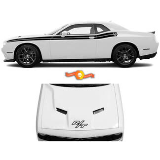 Seitenstreifen-Kit im klassischen Stil für 2008-2021 Dodge Challenger Stripes

