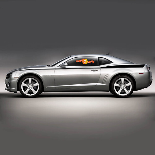 Premium-Vinyl-Aufkleber mit Legacy-Seitenstreifen, passend für Chevy Camaro 2010–2014
