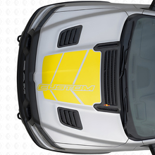 Maßgeschneideter Strobe Motorhauben-Vinyl-Aufkleber für Dodge Ram_6