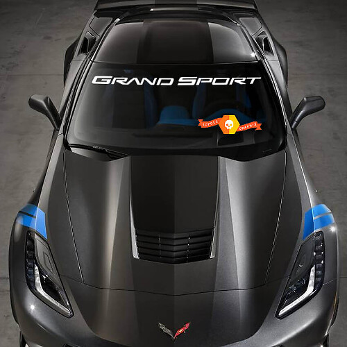 Grand Sport Windschutzscheiben-Vinyl-Aufkleber für Chevy Corvette
