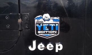 2 Jeep Wrangler Rubicon Yeti Edition CJ TJ JK XJ Vinyl-Aufkleber