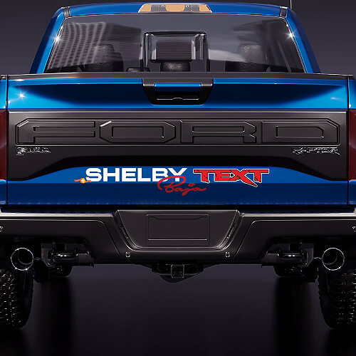 Shelby Baja Edition Heckklappen-Grafik Vinyl-Aufkleber für Ford F-150 Raptor