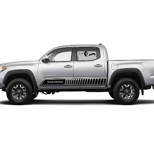 Paar Streifen für Tacoma Side Rocker Panel Schnittlinien Vinyl Aufkleber Aufkleber passend für Toyota Tacoma
