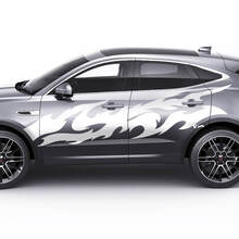 Jaguar E-Pace Side Flame Color Doors Grafikaufkleber Logo-Aufkleber
 2