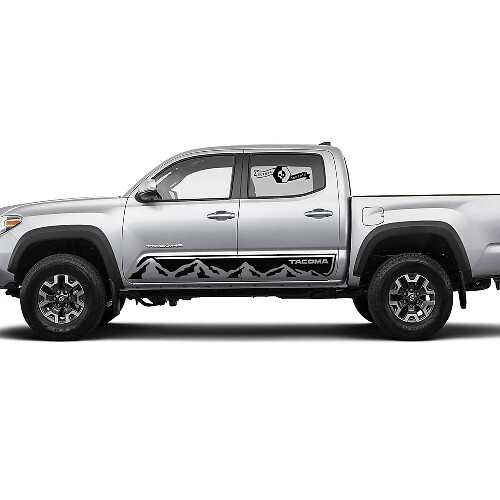 Mountai Style Seitenstreifen Vinyl-Aufkleber-Set für Toyota Tacoma