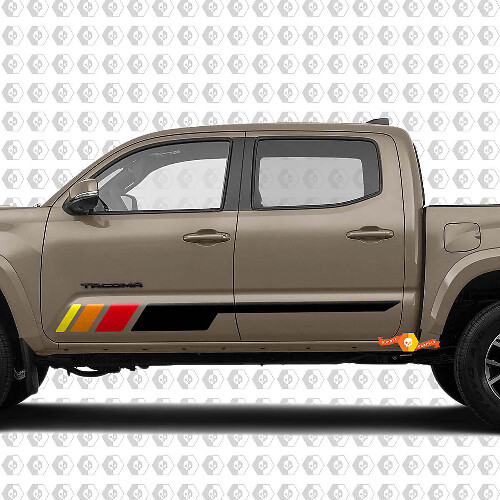 Vintage-Stil Türstreifen Vinyl-Aufkleber Decal für Toyota Tacoma Tundra