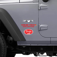 Sahara Custom Seiten Vinylaufkleber für Jeep Wrangler Unlimited_2