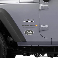 Sahara Custom Seiten Vinylaufkleber für Jeep Wrangler Unlimited_3