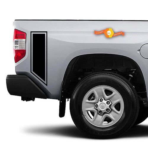 Tacoma Rear Stripes 4 x 4 Offroad-Seiten-Vinyl-Aufkleber, Aufkleberstreifen

