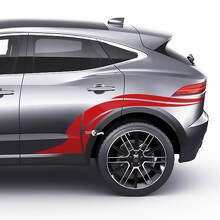Jaguar E-Pace Heckradbogen-Grafik Aufkleber Logo-Aufkleber
 3