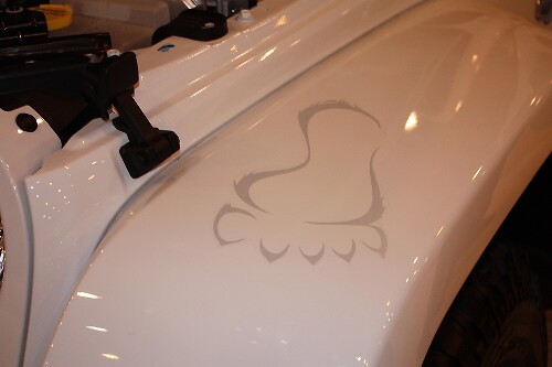 Bigfoot Fußabdruck Kotflügel Vinyl-Aufkleber für Jeep Wrangler