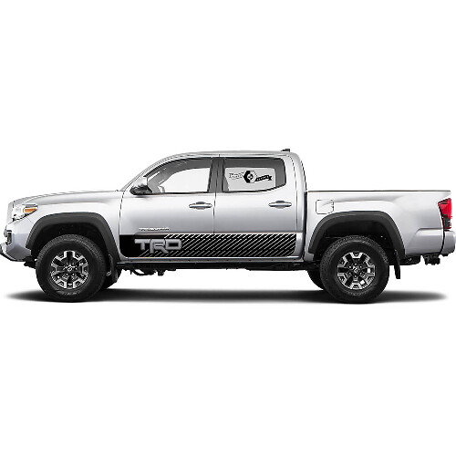 TRD Gelände Linien Rocker Panel BedSide Side Vinyl Aufkleber Decal passend für Toyota Tacoma Tundra alle Jahre
