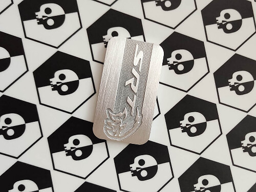 SRT-Stil Kompressor Aluminium Emblem Abzeichen