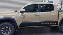 Paar TRDTACOMA Rocker Panel Seite Vinyl Aufkleber Aufkleber passen in die TOYOTA TACOMA TUNDRA alle Jahre 2