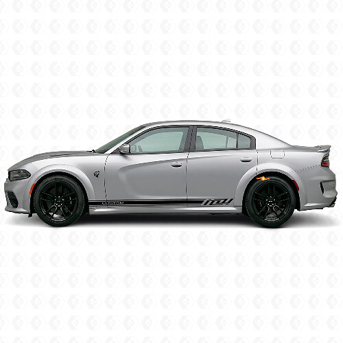 Racing Custom Seitenstreifen Vinyl-Aufkleber für Dodge Charger Electric