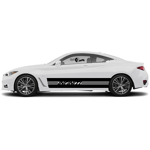 Breite Markenstreifen Seitenaufkleber Vinylaufkleber für Infiniti Q50