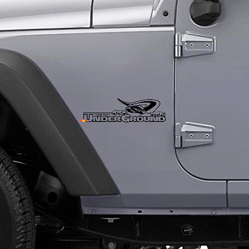 Unterboden Custom Seitenaufkleber für Jeep Wrangler