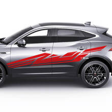 Jaguar E-Pace Seitentüren-Grafik-Aufkleber im geometrischen Stil
 3