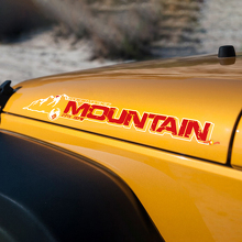 Mountain Custom Hauben-Vinylaufkleber für Jeep Rubicon JK_3