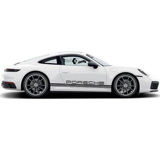 2 Porsche 911 Porsche Carrera Classic Seitenlinie Streifen Türen Kit Aufkleber Aufkleber
