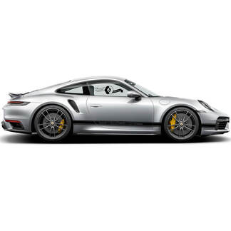 2 Porsche 911 Porsche Carrera Classic Seitenverkleidungsstreifen Türen Kit Aufkleber Aufkleber
