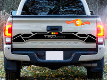 Alle Optionen Bett Heckklappe Vintage Farben TRD Toyota Tacoma Vinyl Aufkleber Aufkleber 2