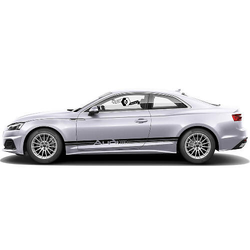 2 Audi A5 Auto Styling Vinyl Auto Seitenaufkleber Racing Stripe Kit Aufkleber für Audi
