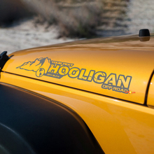 Hooligan Custom Motorhauben Vinylaufkleber für Jeep Rubicon_2