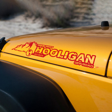 Hooligan Custom Motorhauben Vinylaufkleber für Jeep Rubicon_3