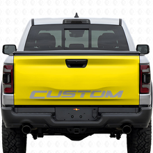 Individuelle Schriftzug-Blackout-Heckklappenfolie für Dodge Ram Rebel_6