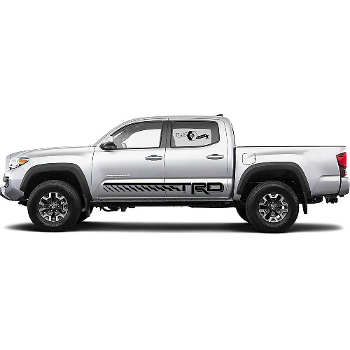 2 Aufkleber-Kit für Toyota Trd Tacoma Streifen Rocker Panel Aufkleber Grafik Seite
