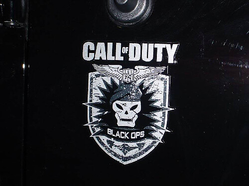 Call of Duty Black Ops Seitenlogo Vinylaufkleber für Jeep Wrangler